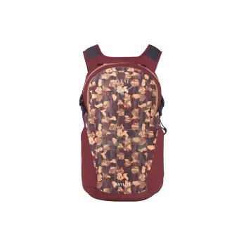 OSPREY Polyester Outdoor Hiking Bag Backpacks Regular Unisex Red Print