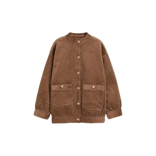 H&M Puffer Jackets Women's Brown