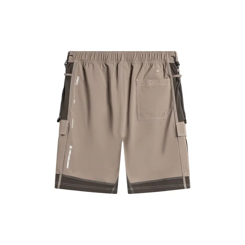 LiNing CF Tracing Sports Shorts Men's Stone Lotus Brown-1