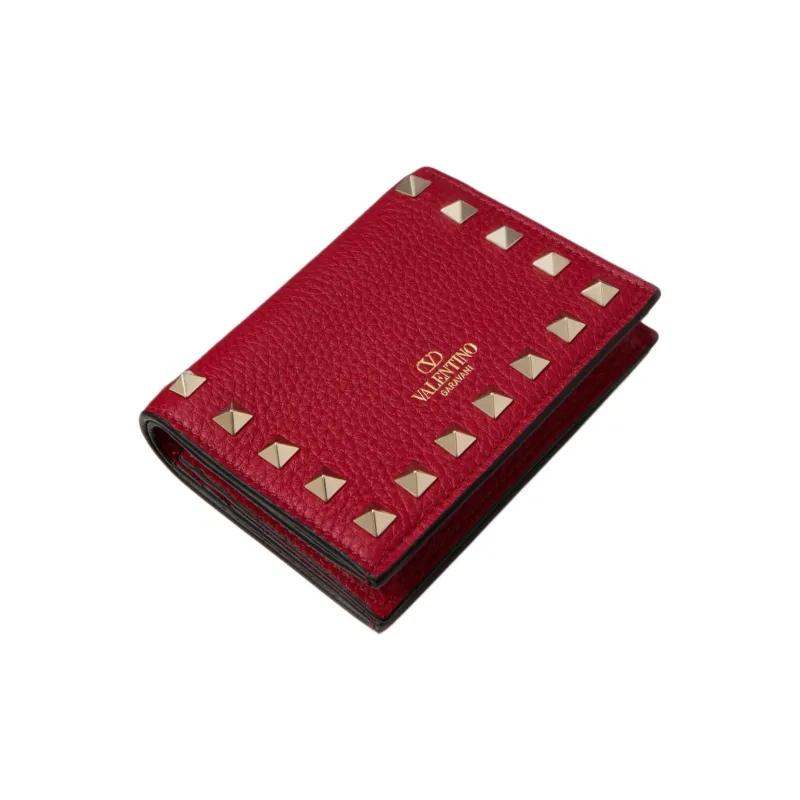 Valentino Garavani Rockstud Foldover Top Wallet-2