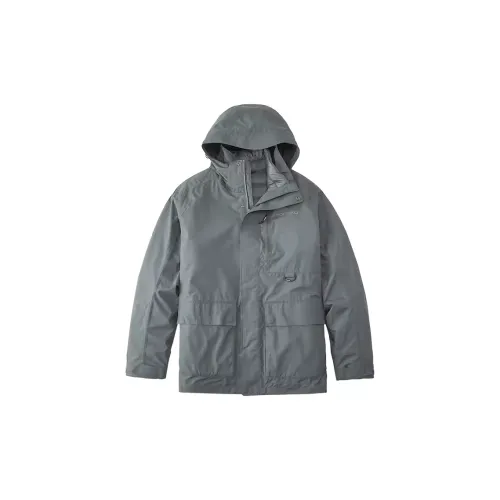 TOREAD Windbreaker Jackets Men Gray Lake Green