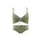 Vintage Green Bra Clothing Sets