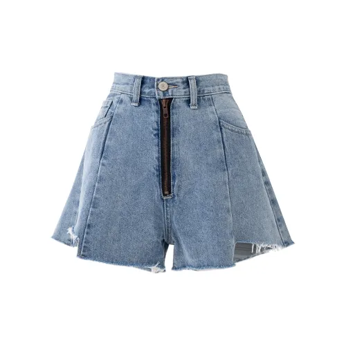 SOON FLOWER Denim Shorts Women's