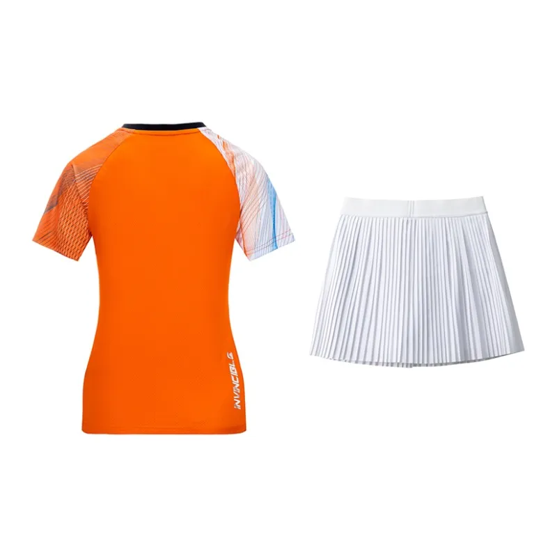 Mizuno Skirt Set Women's Orange/White-1