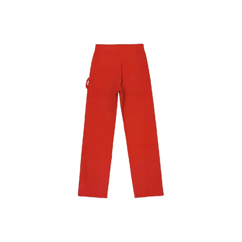 Drew House Smiley Collection Casual Pants Unisex Red Red-1