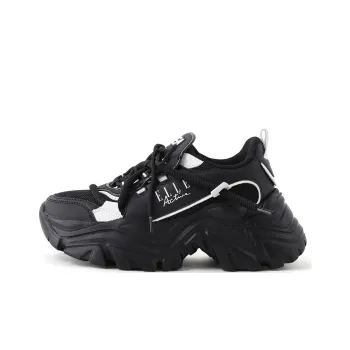 Elle Active Low-Top Chunky Sneakers Women's Black
