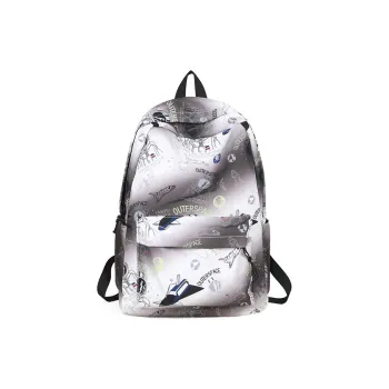 Moonshine Nylon Large Capacity Backpack Unisex Multicolor