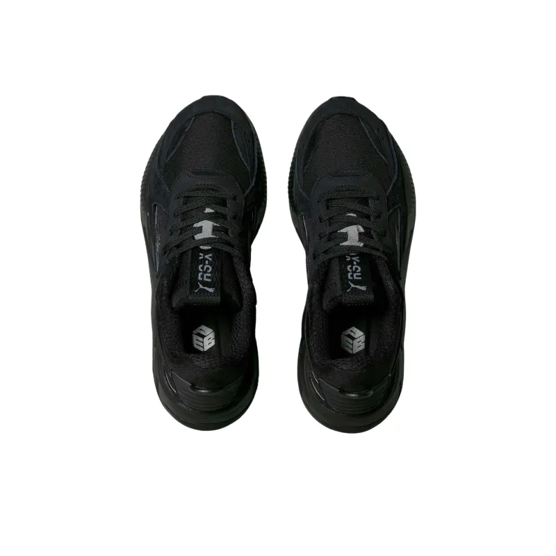 PUMA RS X Anti Slip Wear Resistant Low Top Training Shoes Unisex Black-3