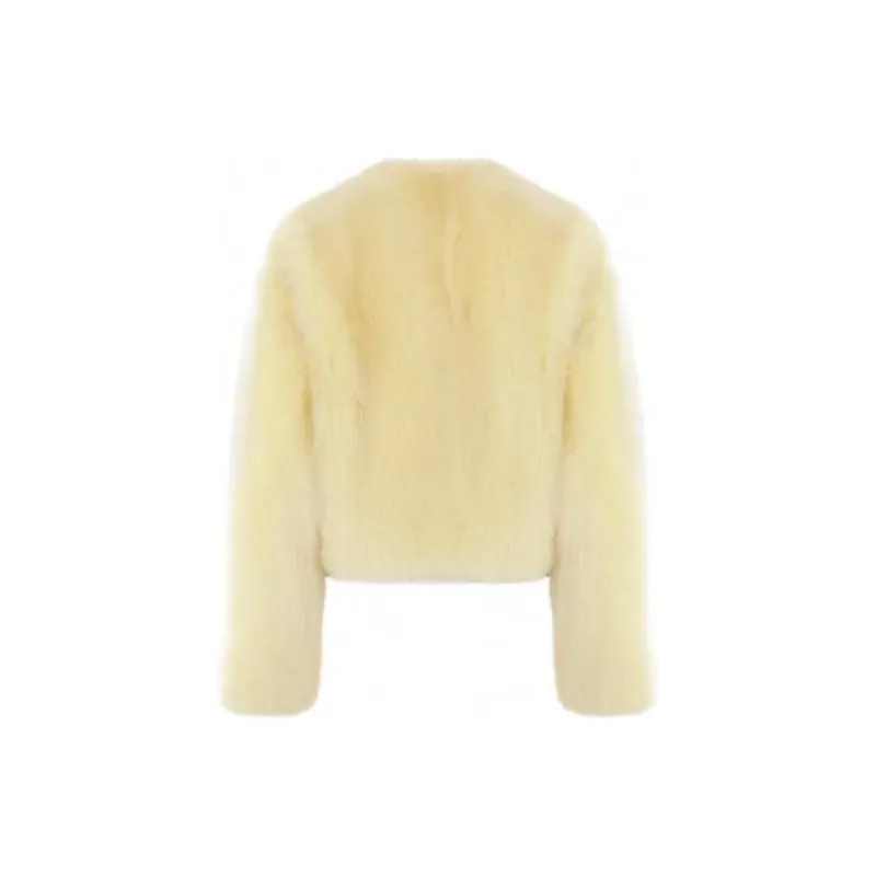Bottega Veneta Fluffy Cropped Jacket-1