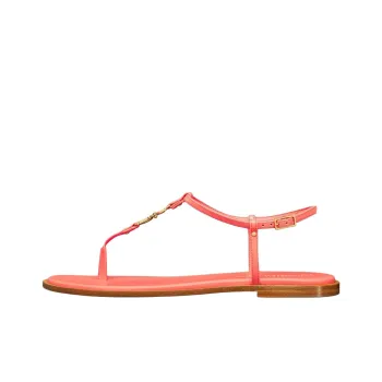 DIOR C'est Dior One Strap Sandals Women's Coral Red