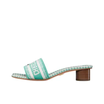 DIOR Dway Slide Slippers Women's Green