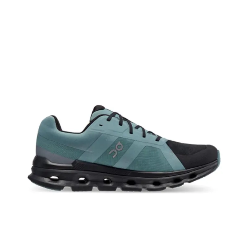 On Cloudrunner Slip Resistant Low Top Running Shoes Men's Blue Black-1