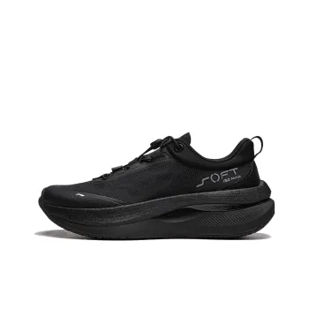 LiNing Anti Slip Wear Resistant Low Top Casual Running Shoes Men's Black