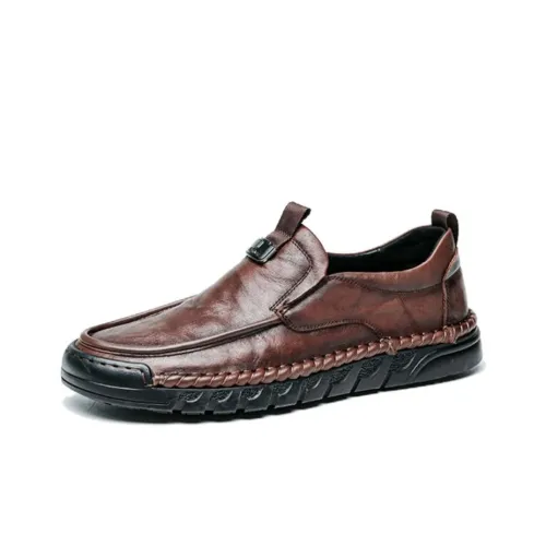 JANE HARLOW Men's Casual Shoes Men Low-Top Brown