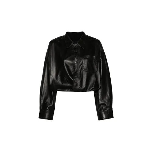 R13 Leather Jackets Women's Black