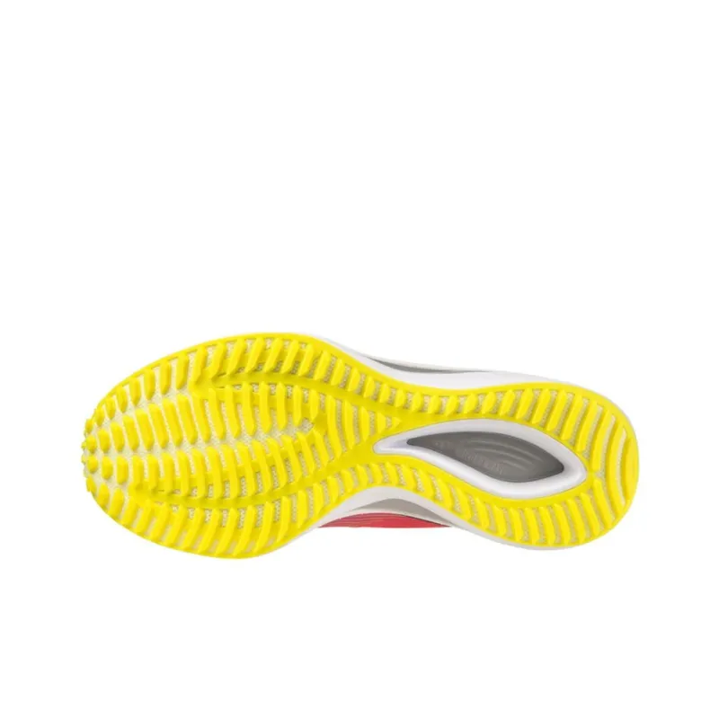 Mizuno Wave Rebellion Flash Anti Slip Wear Resistant Low Top Running Shoes Women's Orange Red-4