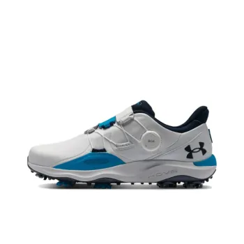 Under Armour Drive Pro BOA Cushioning Low Top Golf Shoes Men's Gray Blue