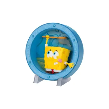 POP MART SpongeBob Dimensional Window Collection Resonance GONG Hang Tag Box 15cm