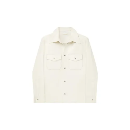 COURREGES Shirts Men Heritage White/Traditional White