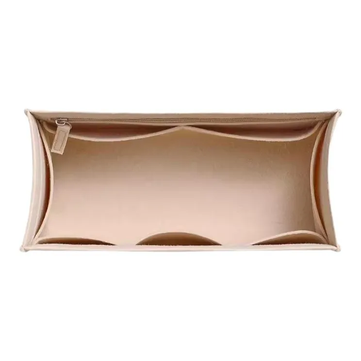 BagINBAG Felt Bag Accessory Bag Insert Women's Beige Coffee-1