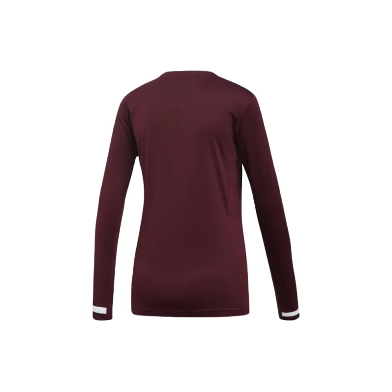 Adidas Soccer Jerseys Women's Preppy Style Burgundy Red-1