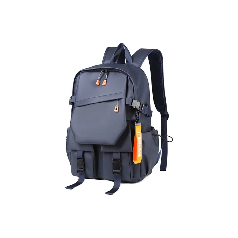 BAODIDAISHU Water Resistant Membrana Dermalis Backpacks Unisex Black/Gray/Dark Gray/Red/Dark Blue-25
