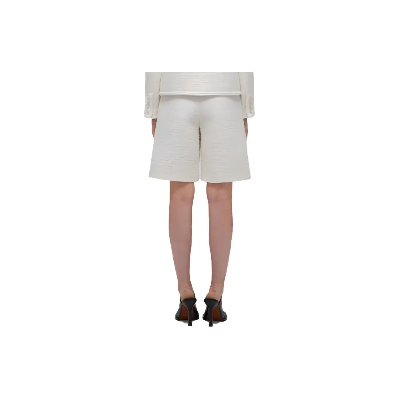 Self portrait Casual Shorts Women's White-1