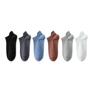 H YXIANG Ankle Socks Men's 6 Pack