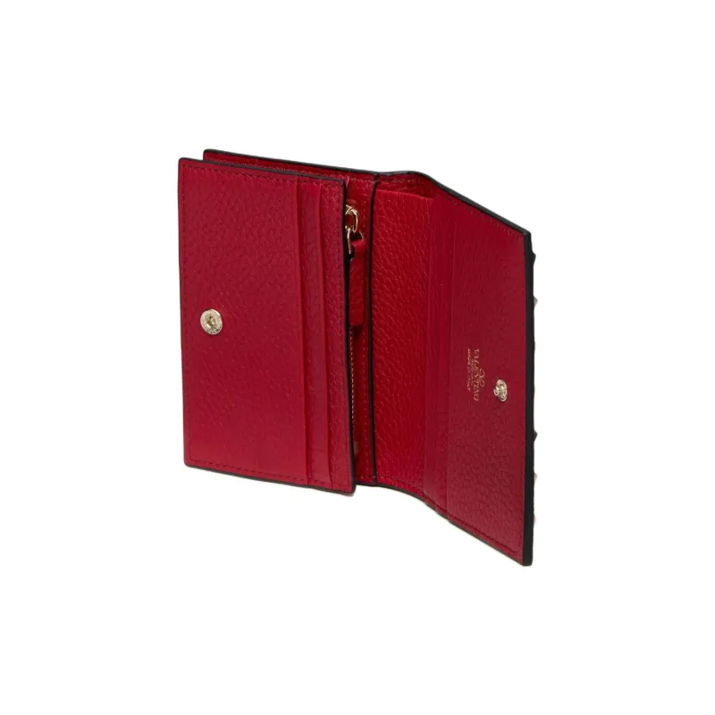Valentino Garavani Rockstud Foldover Top Wallet-3