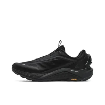 FILA BOA WOLF 2+ Anti Slip And Wear Resistant Breathable Low Top Outdoor Shoes Men's Black
