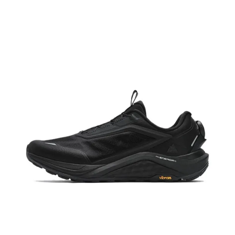 FILA BOA WOLF 2+ Anti-Slip And Wear-Resistant Breathable Low-Top Outdoor Shoes Men's Black-0