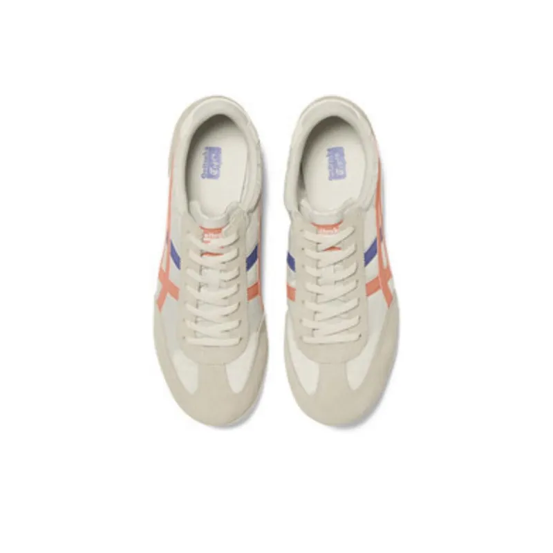 Onitsuka Tiger Machu Racer Anti Slip Wear Resistant Breathable Lightweight Low Top Casual Shoes Unisex Beige-4