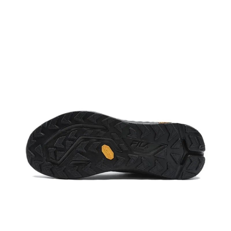 FILA BOA WOLF 2+ Anti-Slip And Wear-Resistant Breathable Low-Top Outdoor Shoes Men's Black-3