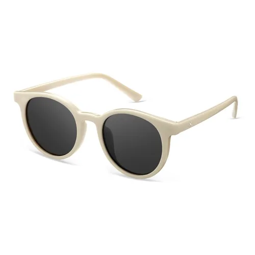 LOHO TR90 Round Street Photography UV Protection Sun Protection Sunglasses Unisex White