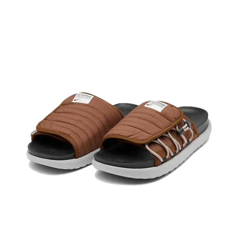 Nike Asuna Abrasion-Resistant Slide Slippers Men's Mountain Walnut Color-2