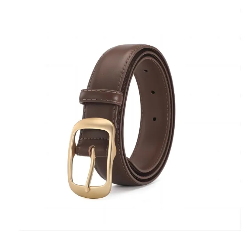 AOKANG Top Grain Cow Leather Belts Women's Multiple Colors Width 2.9cm-11