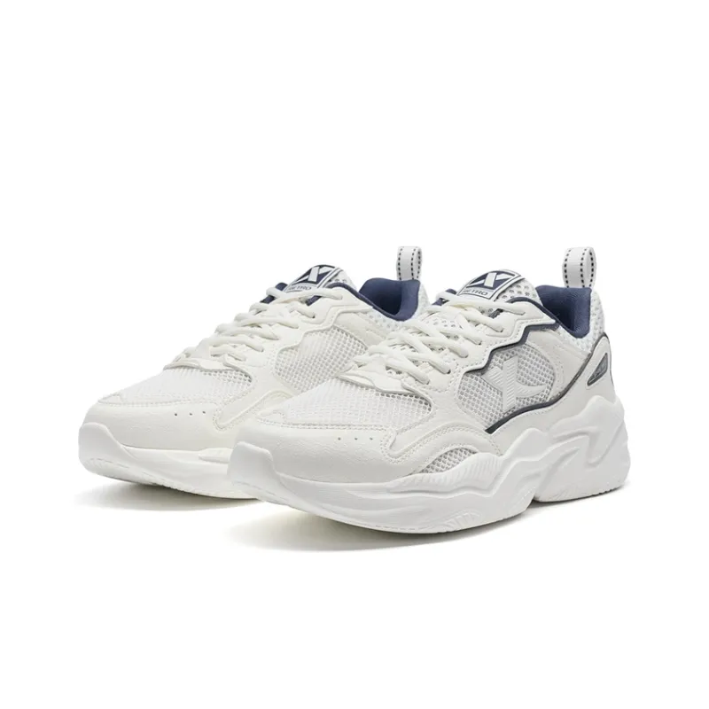 XTEP Lightweight Low Top Casual Shoes Women's Sail White/Ink Teal-4