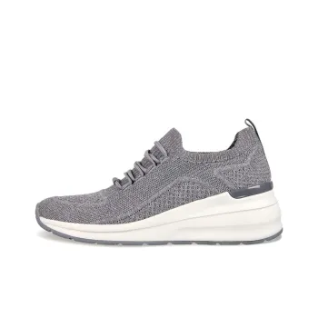 Skechers Billion Damen Woven Walks Cushioning Anti-Slip And Wear-Resistant Low-Top Casual Shoes Women's Gray