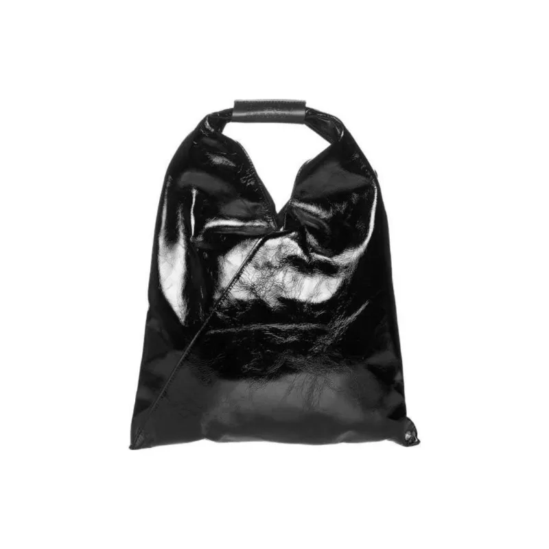 MM6 Maison Margiela Calfskin Handbag Women's Black-0