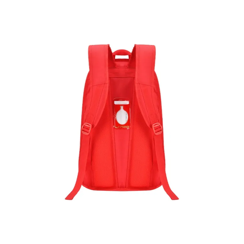 LiNing Fabric Backpack Unisex Red-2
