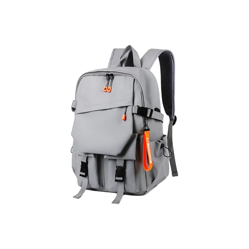 BAODIDAISHU Water Resistant Membrana Dermalis Backpacks Unisex Black/Gray/Dark Gray/Red/Dark Blue-10