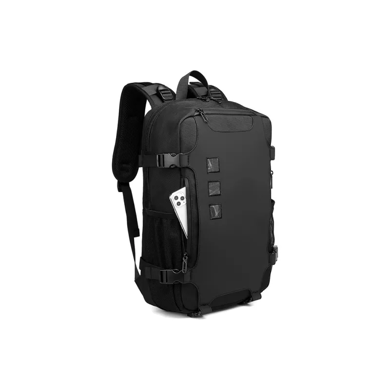 ROSEROOEN Oxford Backpack Unisex Black/Gray/Camouflage-4