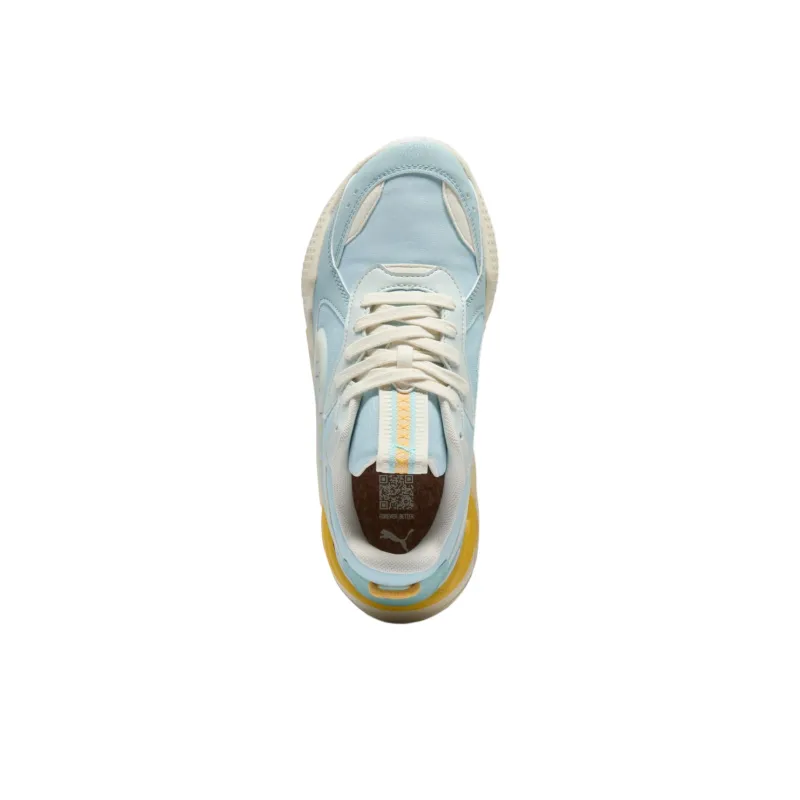 PUMA RS X Anti Slip Wear Resistant Low Top Casual Running Shoes Women's Light Blue-4