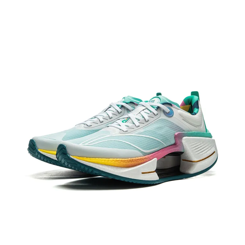 LiNing Shadow 3 ESSENTIAL Cushioning Low Top Running Shoes Men's Green White-2
