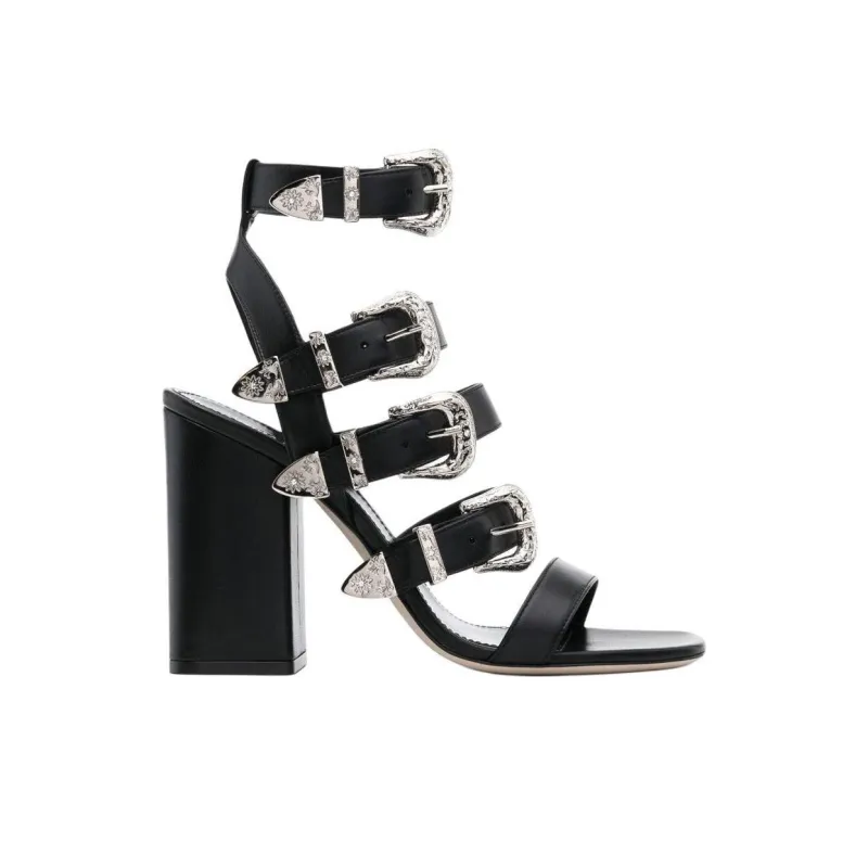 Paris Texas Tessa Strap Sandals Women's Black-1
