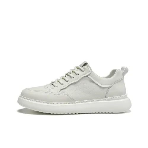 HLA Versatile Classic Breathable White Sneakers Height Increasing Comfortable Casual Skateboard From shoes Men's