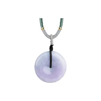 Clear Snow Glutinous Jade Jadeite Necklaces Unisex