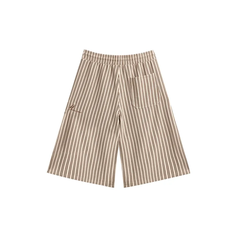 JHYQ Casual Shorts Unisex Light Coffee-1