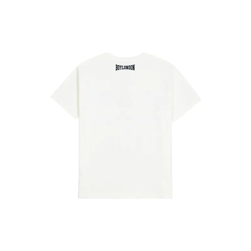 Boy London T Shirts Unisex Ecru-1