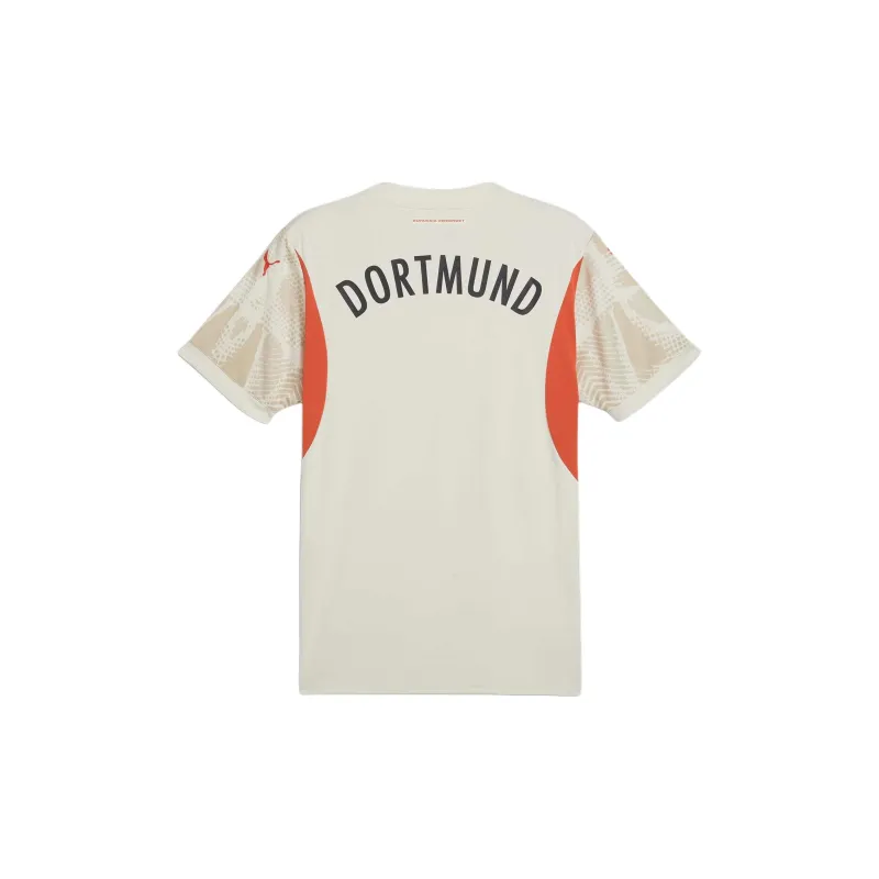 PUMA Borussia Dortmund Borussia Dortmund 24/25 Goalkeeper Short Sleeve Jersey Men Soccer Jerseys Men's Apricot-1